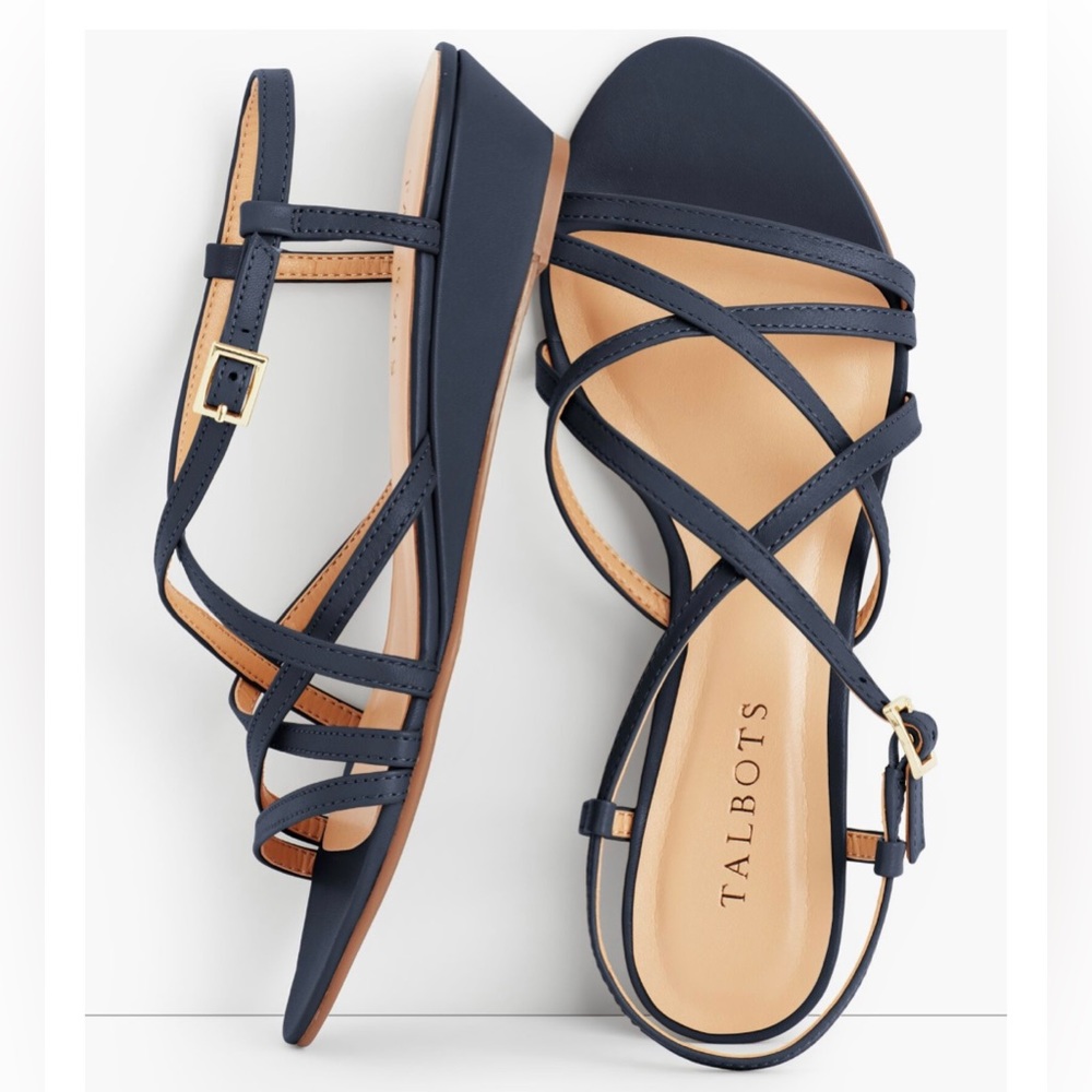 Talbots Capri sandal leather black sold out online